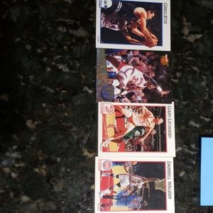 Lot of 4 Basketball Cards